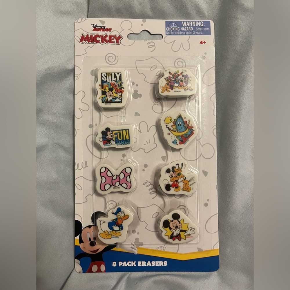 Disney Junior Mickey Mouse 8 pack erasers